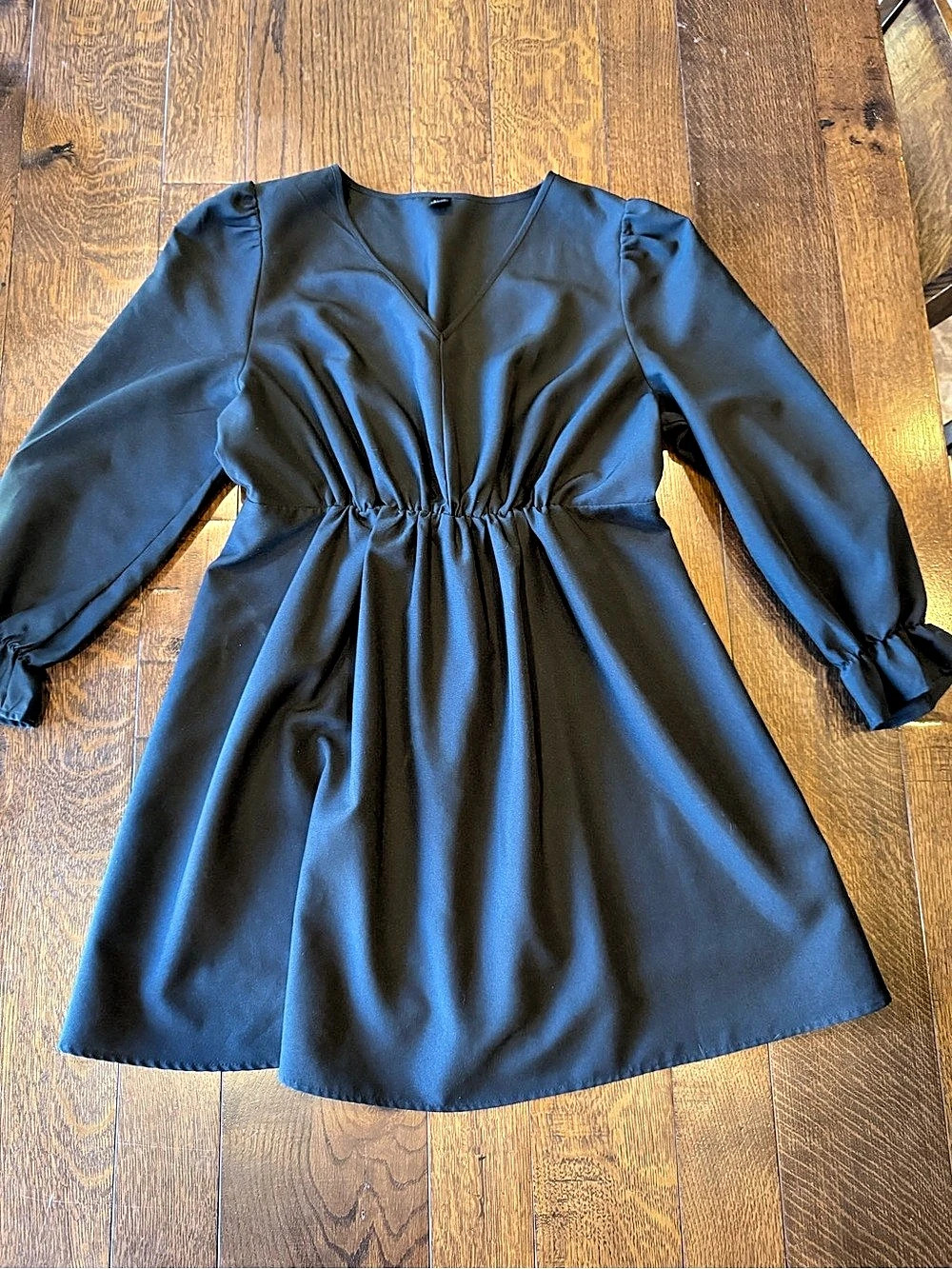 SHEIN Black Mini Dress Size 1XL Like New